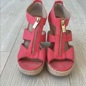 Michael Kors Wedge Sandals 7.5